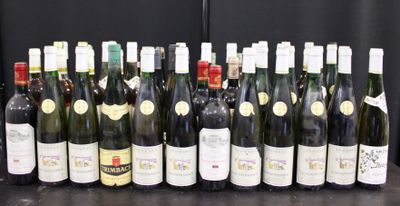 plusieurs bouteilles de vin alignées sur une table