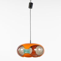 Massive, une suspension « Bug Eye » orange en forme d’OVNI, … (photo 2)