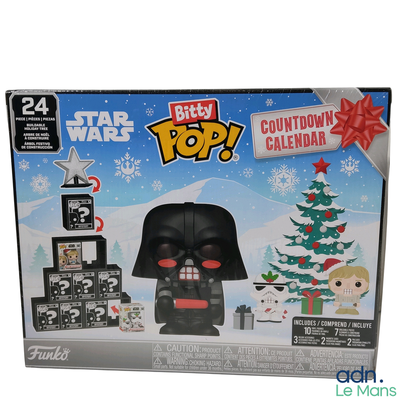 star wars pop advent calendar dart vader with lights and sound