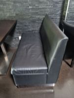 12 banquettes en simili noir à 2 places (l. (photo 3)
