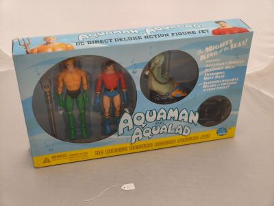 Set figurines dc direct aquaman and aqualand