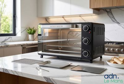 ARTHUR MARTIN – Mini four AMF30M 30L, design miroir, 1600 W,…