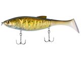 a fish that is floating on a hook on a white background