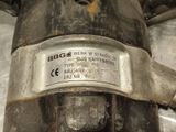 a close up of a metal object with a tag on it