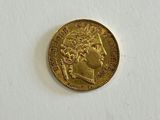 a gold coin with a picture of a woman on it
