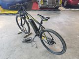 a bike that is parked in a garage