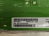 the back of a green box with a barcode on it