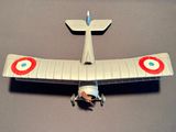 a toy airplane that is sitting on a table