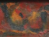 une image représentant un tableau d'un oiseau sur fond rouge