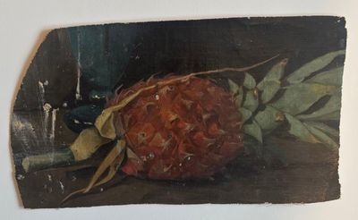 Jos Henri PONCHIN (1897 - 1981), "Nature morte à l'ananas".
