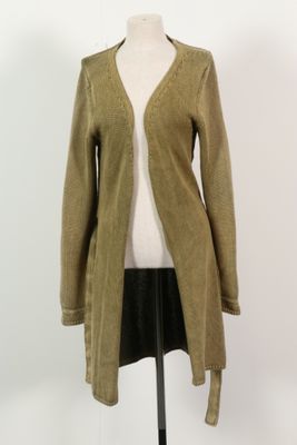 ZADIG & VOLTAIRE - Veste longue ceinturée en maille de coton…