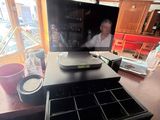 a television that is sitting on top of a table