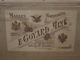 a box with a label on it that says e - goyardd ink
