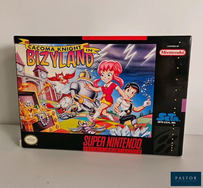 une vieille boîte de jeu Nintendo sur laquelle figure l'image d'un personnage de dessin animé