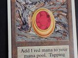 a picture of a card with a picture of a red man to your mama pool