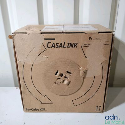 a cardboard box that is sitting on a table
