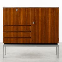 Meuble-bar de style « Mid-Century », placage de palissandre … (photo 4)