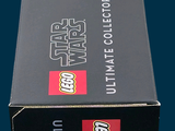 a black box with a lego star wars logo on it