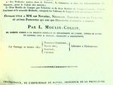 un vieux livre avec un titre en noir et blanc