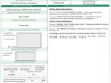 a close up of a document with a barcode on it