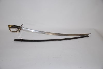a sword that is sitting on a table