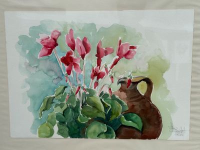 Bouquet, aquarelle