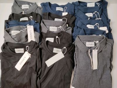 Lot de 15 vêtements LINNO de diverses tailles - NEUFS - TVA …