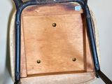 a wooden box that has a handle on it