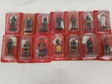 a lot of action figures that are in the package