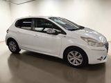 a picture of a white car parked in a garage
