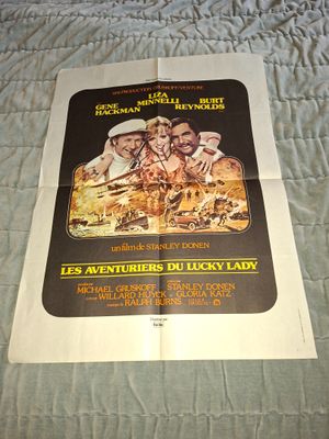 les aventuriers du lucky lady. Affiche 60 x 80 cm