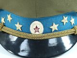 military hat with stars and a star on the side of the hat