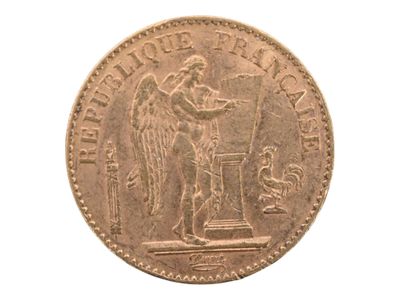 Pièce de 20 francs or Génie de la République, 1893. Petites … - Photo 1