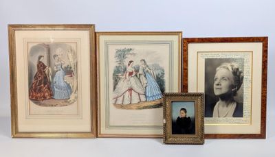 Tirage photographique ancien de la comédienne Béatrix DUSSAN…