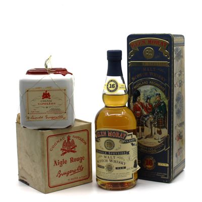 une image représentant une bouteille de whisky à côté d'une boîte de savon