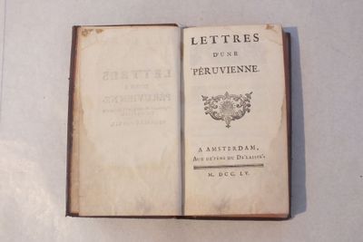 GRAFFIGNY (Françoise de) : « Lettres d'une Péruvienne. » À A…