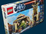 a box with a lego star wars set inside of it