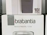 several boxes of brabantia products are stacked on top of each other