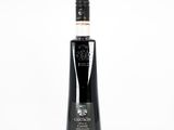 an image of a bottle of black wine on a white background