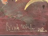 a picture of a painting on the wall of a building