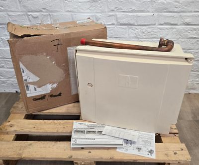 a box with a hammer and a box with a box on it on a pallet