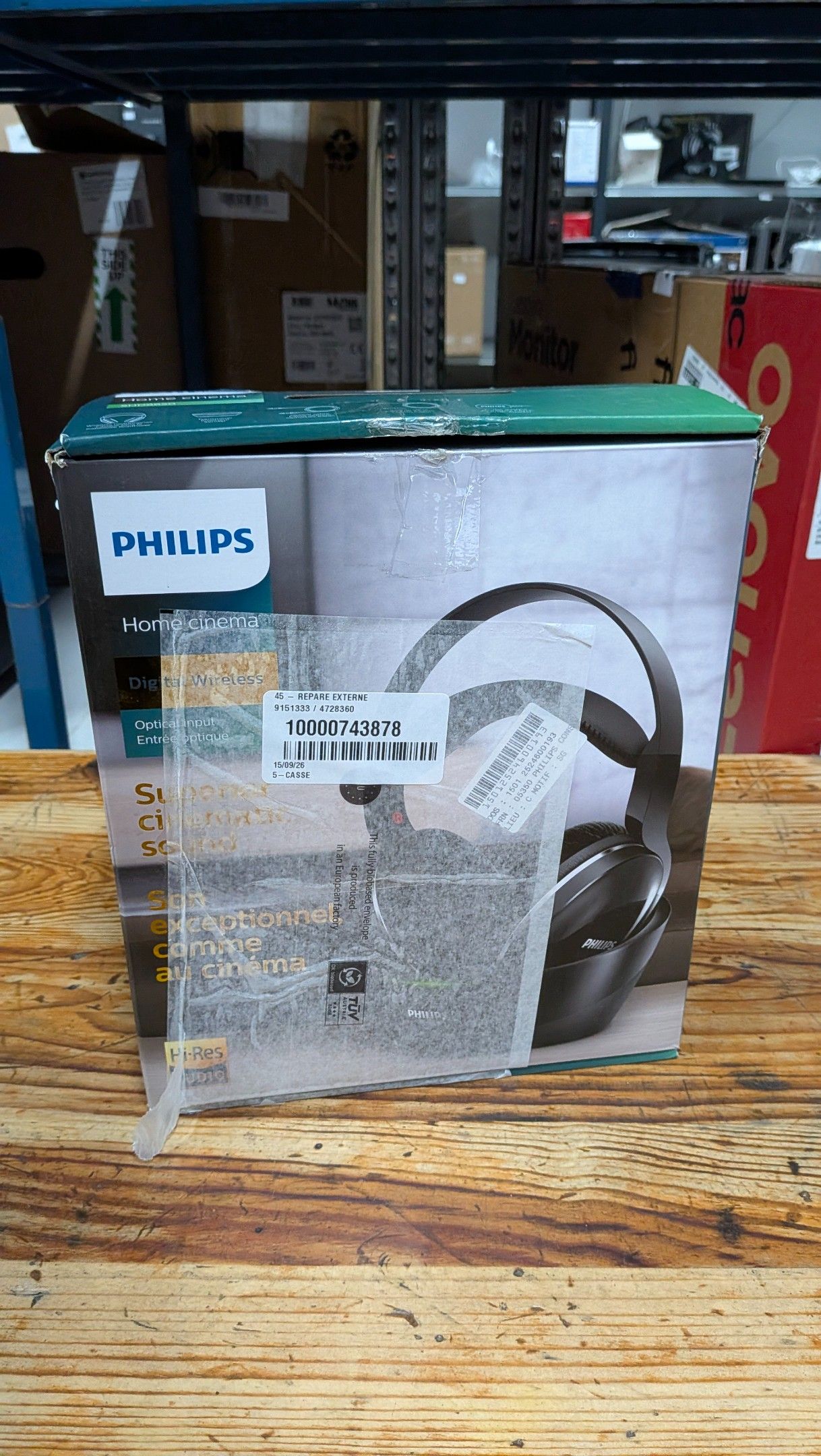 CASQUE AUDIO PHILIPPS - TVA RECUPERABLE