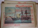 an image of a magazine with a picture of a ship on it