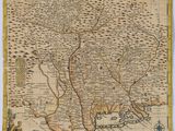 une vieille carte de l'Angleterre