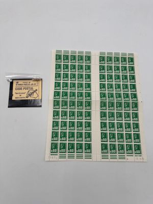 MARIANNE du BEQUET 0.60f vert Nxx , 1 feuille 0.