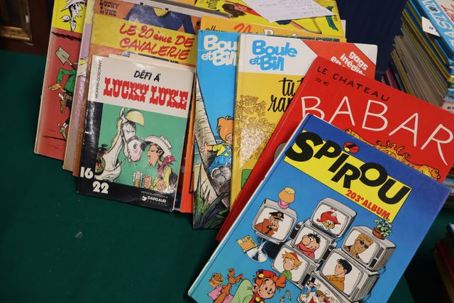 Lot de 13 BD – SPIROU ALBUM 203ème Ed DUPUIS ; MORRIS « LUCKY LUC...