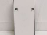 an image of a white refrigerator with a door open on a white surface
