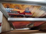 a picture of a painting on the ceiling of a room