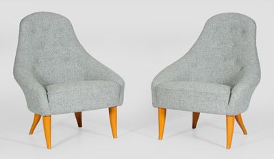 Paar "Little Eva"-Sessel von Kerstin Hörlin Holmquist Sitzfl…