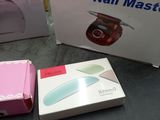 two boxes of nail masters are sitting on a counter top